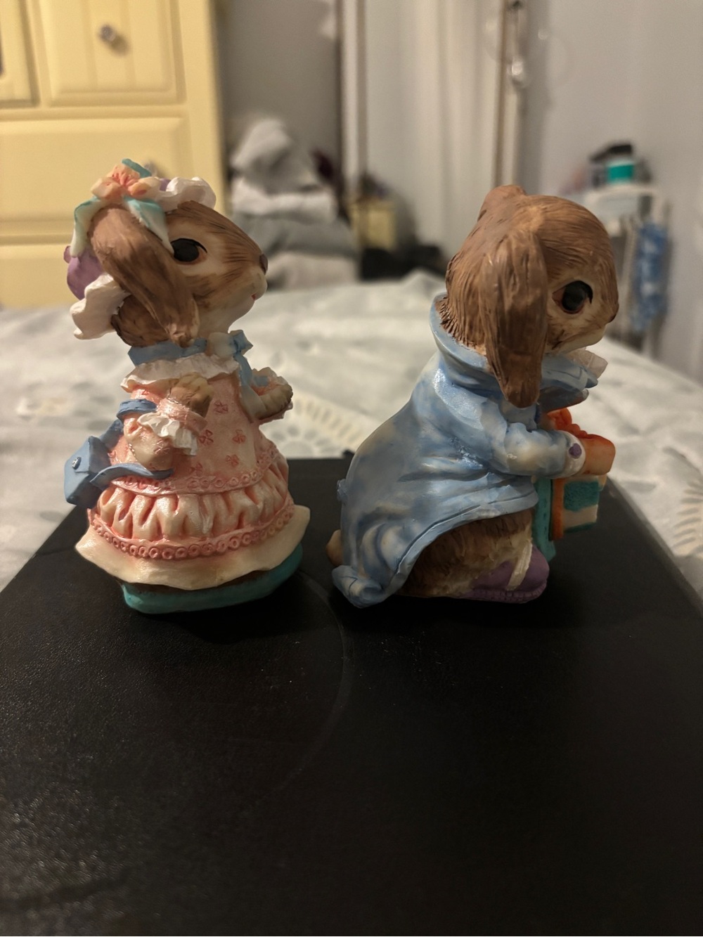 Vintage Bunny Figurine Set of 5 - Picture 5 of 16